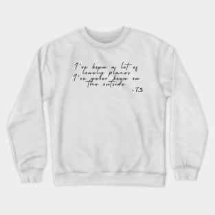 The Outside - Taylor Swift Crewneck Sweatshirt